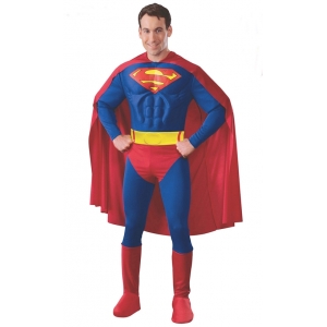 Superman Costume - Adult Superman Muscle Chest Costume